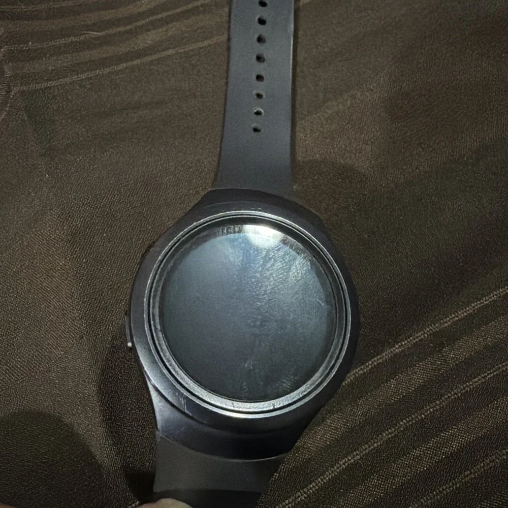Samsung Gear S2 Smartwatch SM-R720 Dark Gray Stainless Steel Case Sport Band
